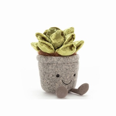Jellycat Silly Succulent Jade UK | 65920ZKMP